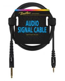 Boston audio signal cable, 3.5mm jack stereo to 6.3mm jack stereo, 9.00mtr