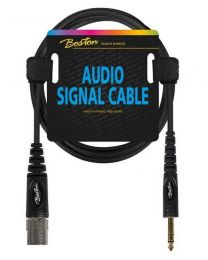 Boston audio signal cable, XLR male to 6.3mm jack stereo, 1.50mtr