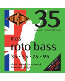 Rotosound Roto Bass Electric Set Bass Strings, RB35
