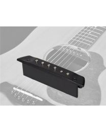 Boston Easy Install Soundhole Pickup with Adjustable Poles and Endpin Jack SHP-130-EPJ
