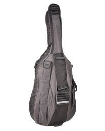 Boston Deluxe Double Bass Bag with High Tech Non Rip Material 4/4