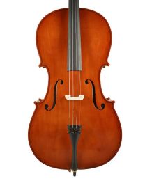 Leonardo LC-1044 Elementary Series 4/4 cello outfit with bow and padded bag – beginner student cello – Everest Music Ireland