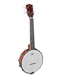 Richwood Master Series Open Back Ukulele Banjo with Mahogany Rim RMBU-404 Banjolele