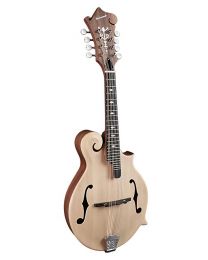 Richwood All Solid F-Style Mandolin with Solid Mahogany Body & Solid Spruce Top RMF-80-NT Natural