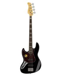 Sire Basses V7 2nd Gen Series Marcus Miller lefty alder 4-string active bass guitar black V7+ A4L/BK