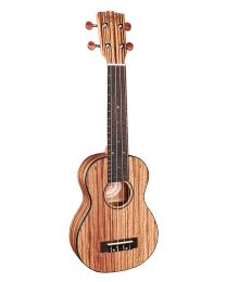 Korala Soprano Ukulele - All Zebrano Wood UKS-510
