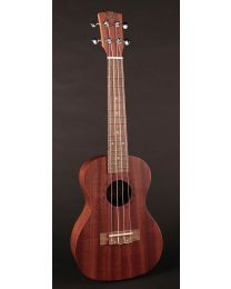Korala Concert Ukulele - All Sapele Wood - with Guitar machine heads UKC-110