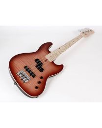 Sire Basses U5 Marcus Miller Alder with Flamed Maple top, Tobacco Sunburst, 4 String, Short Scale Electric Bass