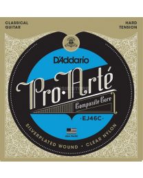 D'Addario Pro-Arte Composite Classical Guitar Strings, Hard Tension, EJ46C
