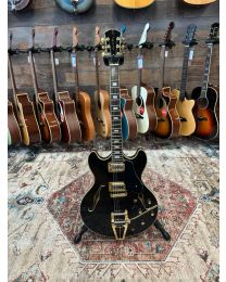 Sire Guitars H7T Black Larry Carlton Electric Archtop Guitar with tremolo