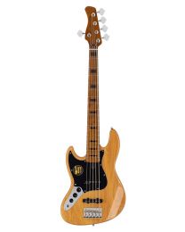 Sire Basses V5 Series Marcus Miller LEFTY Alder 5-string Passive Bass Natural V5 A5L/NT