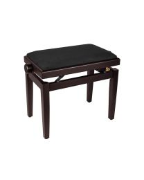 Boston Piano Bench - Glossy Rosewood - Adjustable Seat