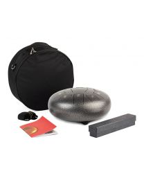 Hayman Steel Tongue Drum 10"  Metallic Grey - HTD1011/GY