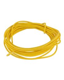 Boston USA Made Waxed Cotton Braided Push Back Wire-Yellow, PBW10/YE