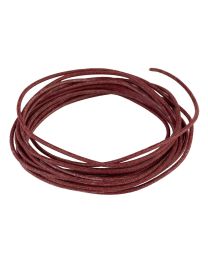 Boston USA Made Waxed Cotton Braided Push Back Wire-Red, PBW10/RD