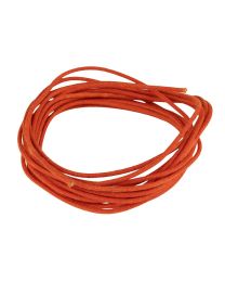 Boston USA Made Waxed Cotton Braided Push Back Wire-Orange, PBW10/OR