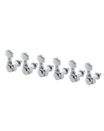 Schaller Original F-Series Machine Heads 6L with Small Metal Pegs 5602200150