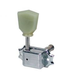 Boston Vintage Style Guitar Machine heads - 3 left, 3 right - Nickel Plated