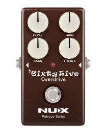 NUX Reissue Series Analog Effect Pedal True Bypass 6IXTY 5IVE OVERDRIVE, 65O-10
