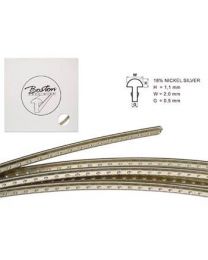 Boston Guitar Fretwire - 5mtr  18% nickel silver Vintage TE and ST FW-1120058