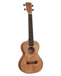 Korala Tenor Ukulele All Flamed Okume with guitar heads, UKT-310