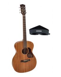 Richwood All Solid Master Series, Custom Shop, Auditorium Acoustic Guitar OOO Fitted with Sonitone GT-4, A-250-E