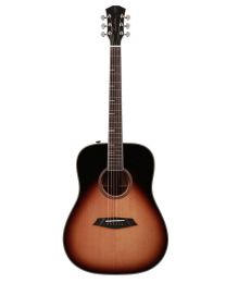Sire A4 Series Larry Carlton Top and Back Solid Acoustic Dreadnought Guitar (Roasted Top) with SIB Electronics, A4DSVS - Sunburst