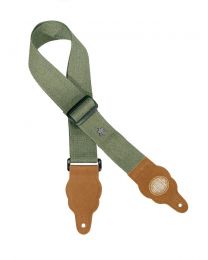Gaucho Grass Series Army Green Guitar Strap GST-100-AGN