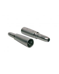 Boston Audio Adaptor, XLR Male Metal to 6.3mm Jack Female Mono