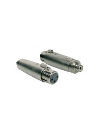 Boston Audio Adaptor, XLR Female Metal, RCA Female, AT-520, (2 Pcs)