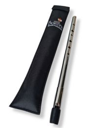 Boreen Tunable Bb Whistle - Polished Chrome Finish incl Soft Padded Case, BWC-Bb