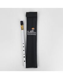 Boreen Tuneable D Whistle - White Finish incl Soft Padded Case, BWW-D