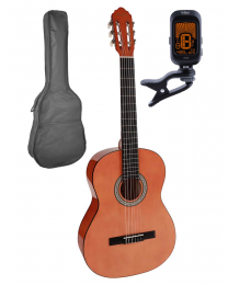 Salvador Cortez 4/4 Classical Guitar Pack CG-144-NT Natural