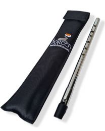 Boreen Tunable D Whistle - Polished Chrome Finish incl Soft Padded Case, BWC-D