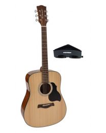 Richwood All Solid Master Series, Custom Shop, Dreadnought Acoustic Guitar, Fitted with Sonitone GT-4, D-240-E
