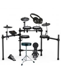 Complete NUX Digital Drums ALL MESH HEAD Digital Drum Kit with optional Bundle DM-210