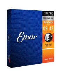 Elixir Nanoweb Super Light Electric Guitar Strings, 09-42, E12002