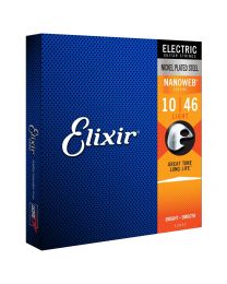 Elixir Nanoweb Electric Guitar Strings, Light, 10-46, E12052