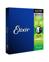 Elixir OPTIWEB Coated Electric Guitar Strings, 11-49, E19102