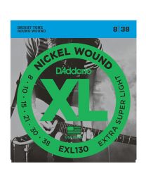 D'addario strings EXL-130 Nickel Roundwound - 008 