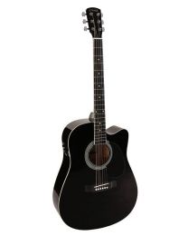 Nashville Dreadnought Acoustic Guitar GSD-60-CEBK Black