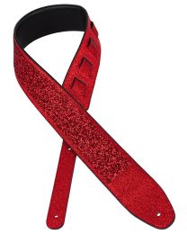 Gaucho Sparkling Series guitar strap - GST-250-RD