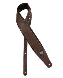 Gaucho Padded Guitar Strap, Dark Brown