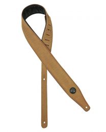 Gaucho Top Quality Suede Guitar Strap - Light Brown GST-663-LBR