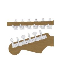 guitar tuner upgrade kit, 6 inline Grip-Lock, closed chrome staggered, HS6K1EL0CST