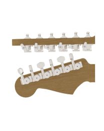 guitar tuner upgrade kit, 6 inline Grip-Lock, closed nickel staggered, HS6K1EL0NST