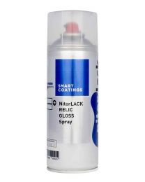 NitorLACK Nitrocellulose Paint Relic Gloss Clear - 400ml Aerosol, N250784160