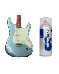 NitorLACK Nitrocellulose Paint BLUE ICE METALLIC - 400ml Aerosol Can, N250794160