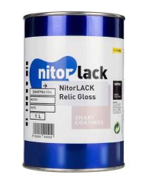 NitorLACK Nitrocellulose Paint Relic Gloss Clear - 1000ml 1 Litre Can, N260784104