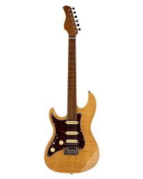 Sire S7 Series Left Handed Larry Carlton Flamed Maple Top - Natural S7FML/NT
